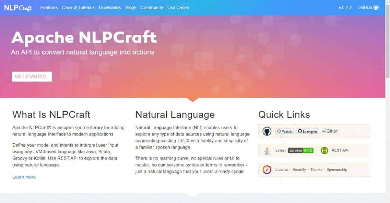 潜力巨大的开源项目——Apache NLPCraft