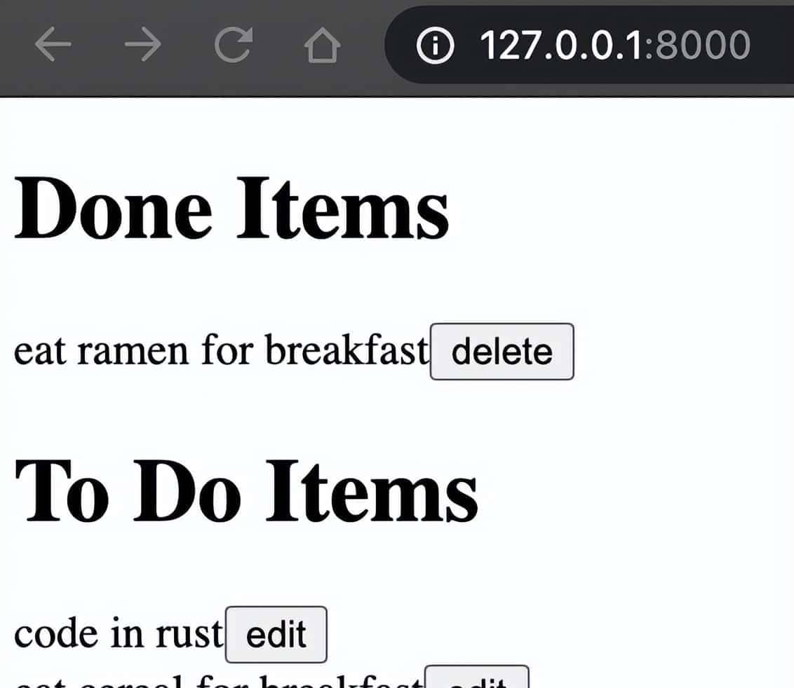 Rust Web编程：第五章 在浏览器上显示内容