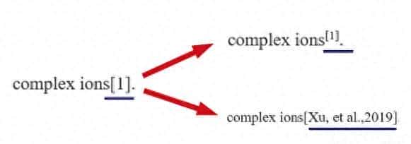 Endnote更改文中的参考文献格式