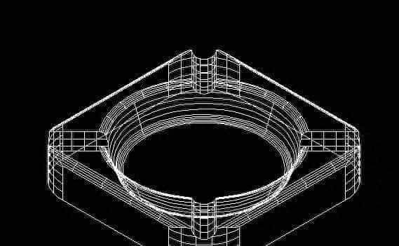 中望CAD绘制烟灰缸教程