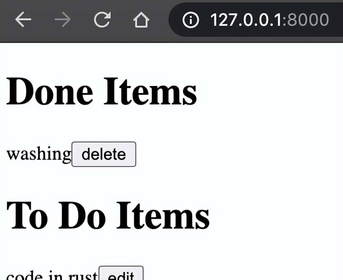 Rust Web编程：第五章 在浏览器上显示内容