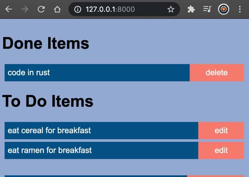 Rust Web编程：第五章 在浏览器上显示内容