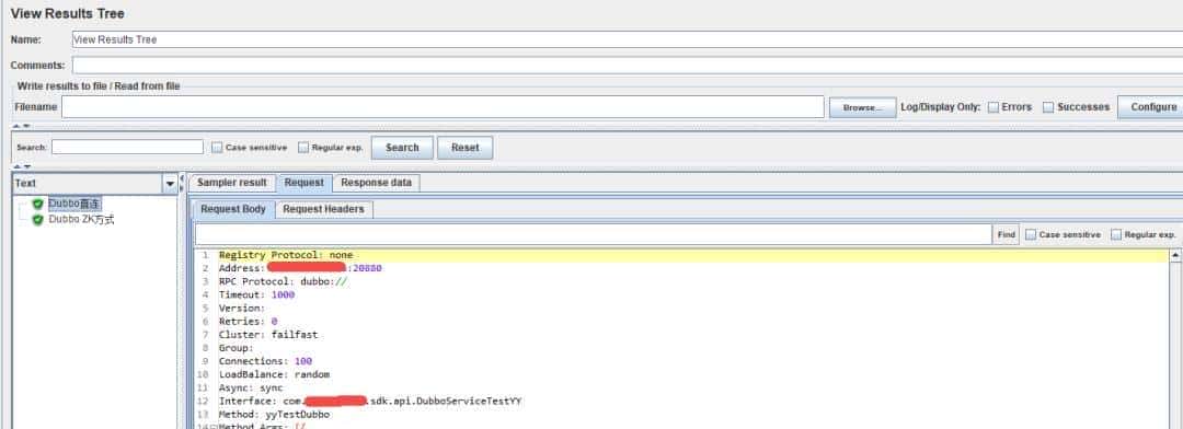 Jmeter 插件测试dubbo接口