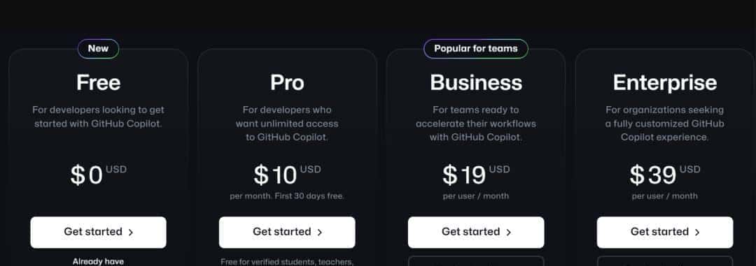 不花钱！程序员编码神器GitHub Copilot免费可用，每月限额2000次代码补全、50条聊天信息