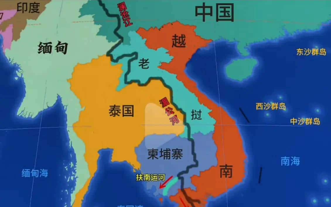 在柬埔寨开挖德崇扶南运河，厉害了，我的国！！！