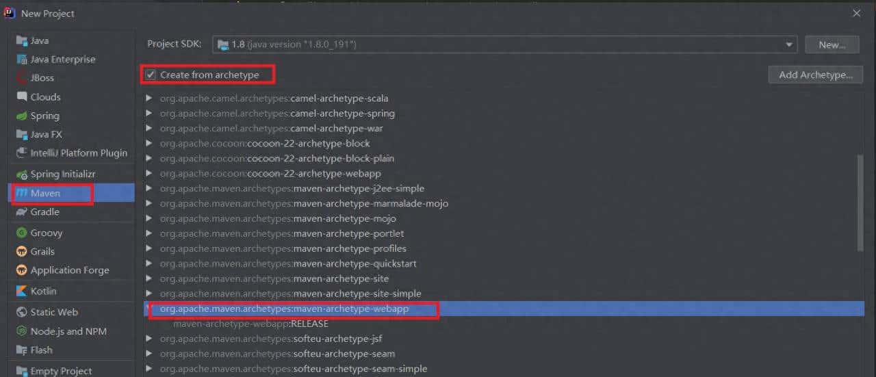 Maven web项目创建和Maven依赖仓库介绍