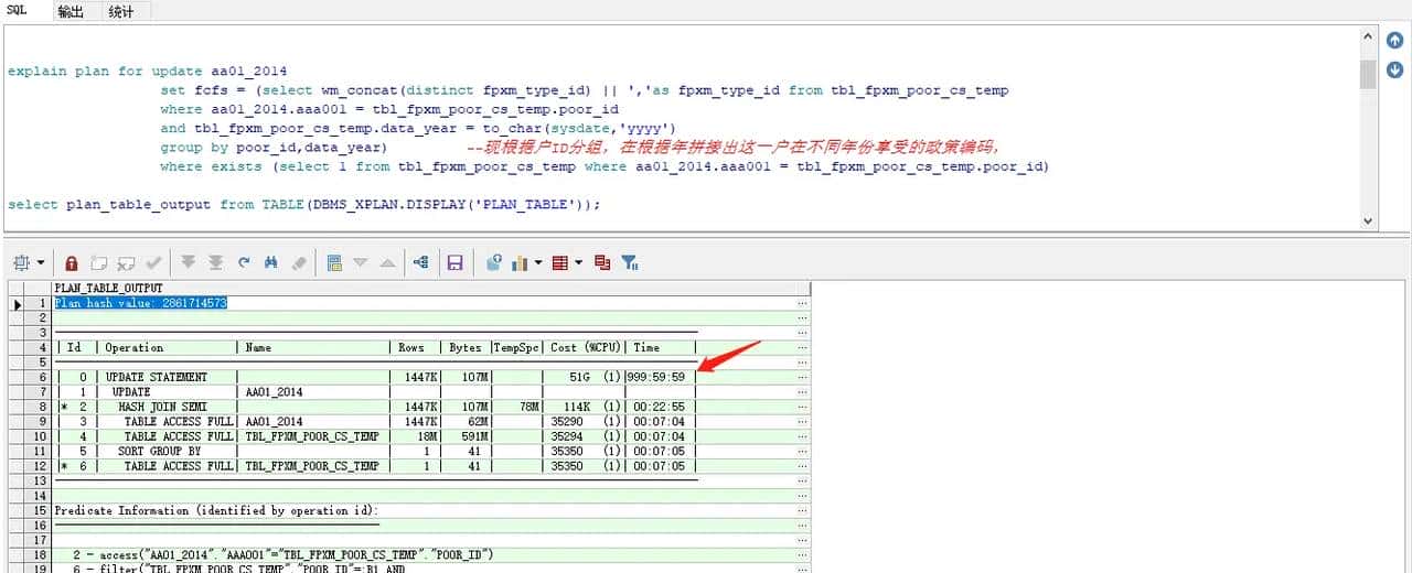 Oracle数据库大表更新优化记录
