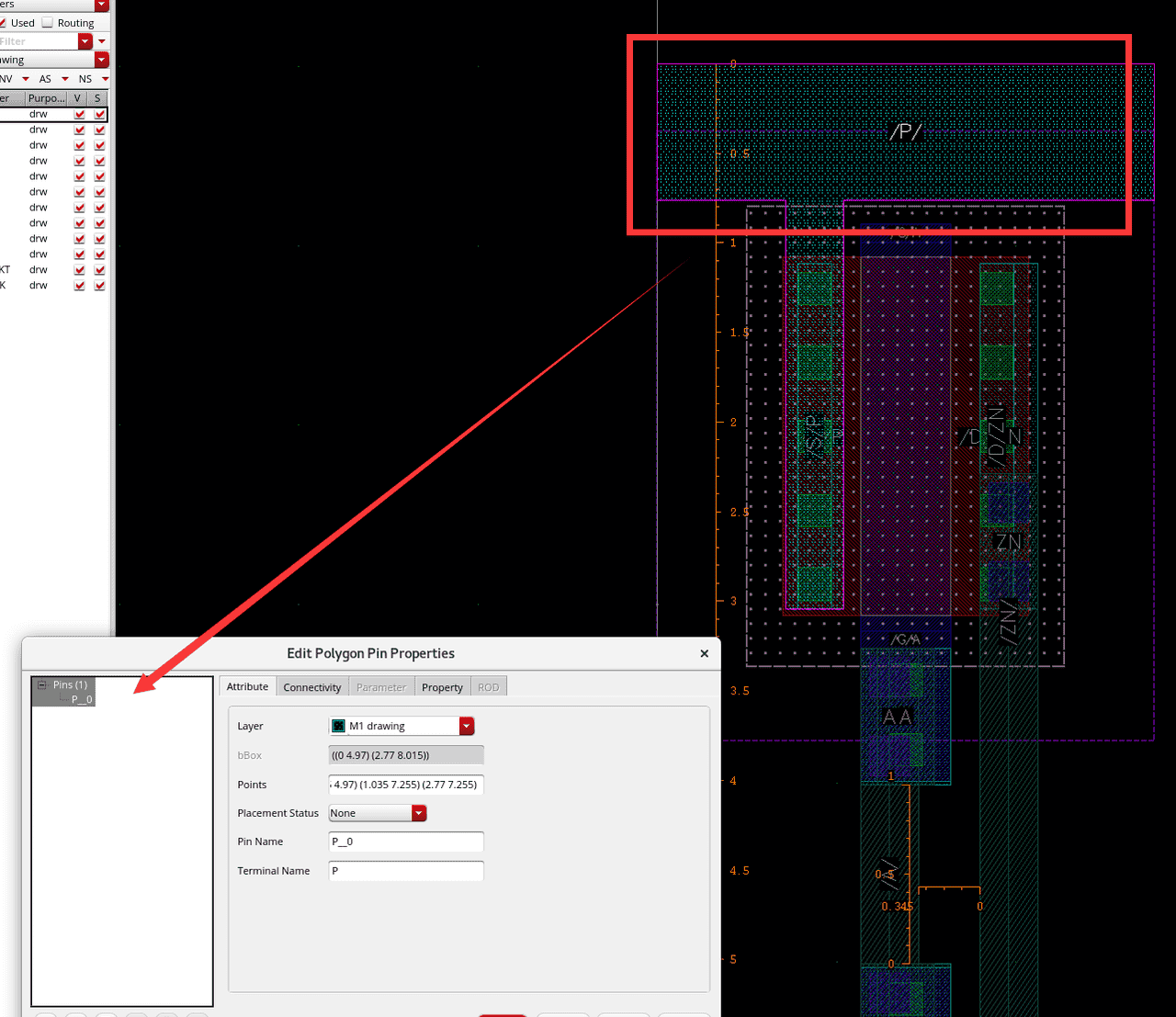 layout常用操作，DFF触发器版图为例