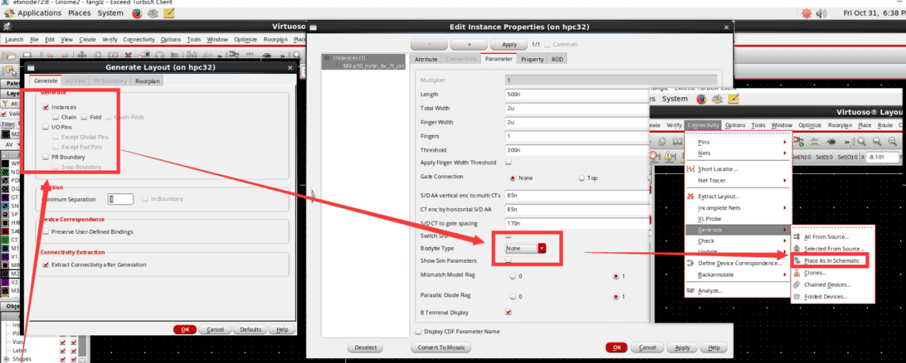 layout常用操作，DFF触发器版图为例
