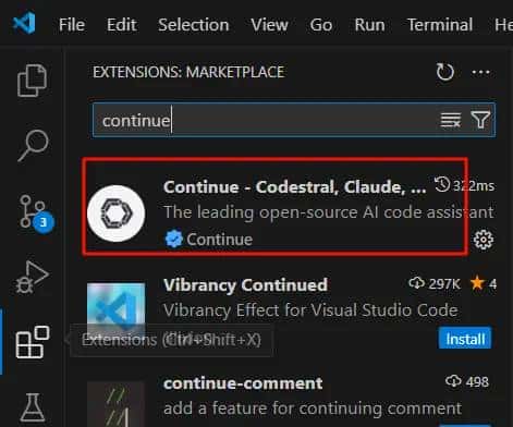 ollama + deepseek-r1 + vscode + continue + pageassist + openwebuilite 搭建本地和公用的ai功能