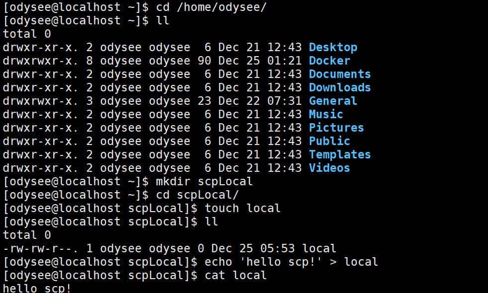 谈一谈在linux中实用性较强的scp命令，附有案例