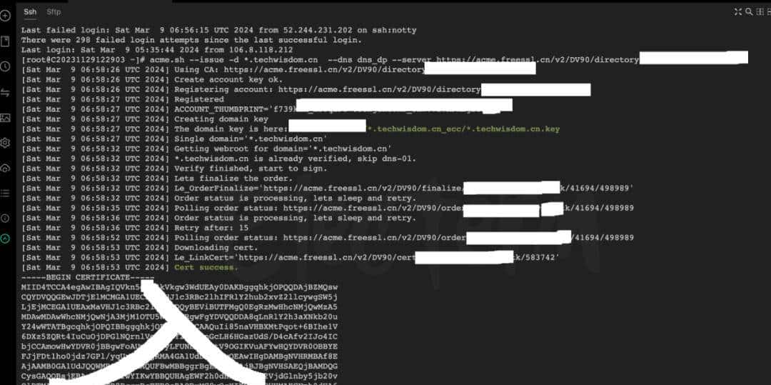 CentOS中Nginx + SpringBoot + FreeSSL.cn 免费HTTPS证书自动续期实战