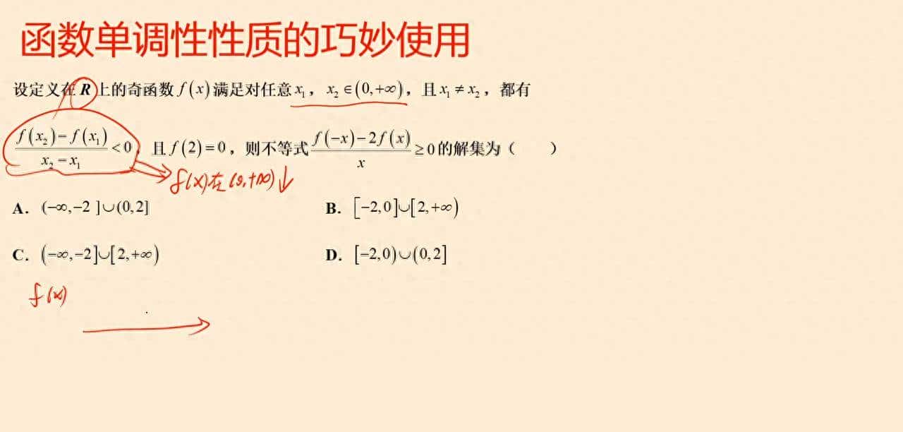 函数单调性性质的巧妙使用#函数