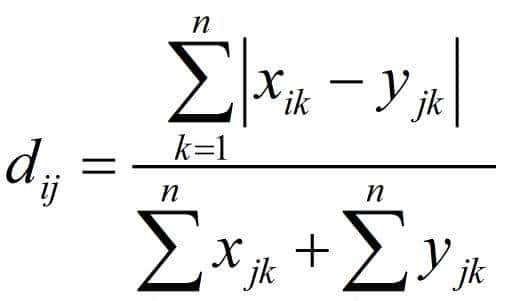 python 各类距离公式实现
