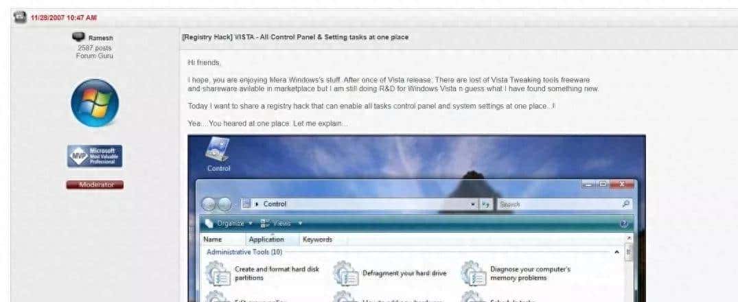 Windows竟然还有上帝模式?
