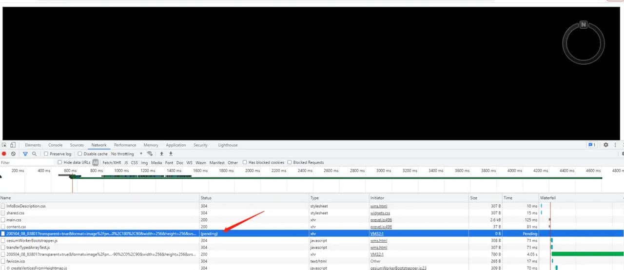 用cesium加载超图得wms服务慢解决方法