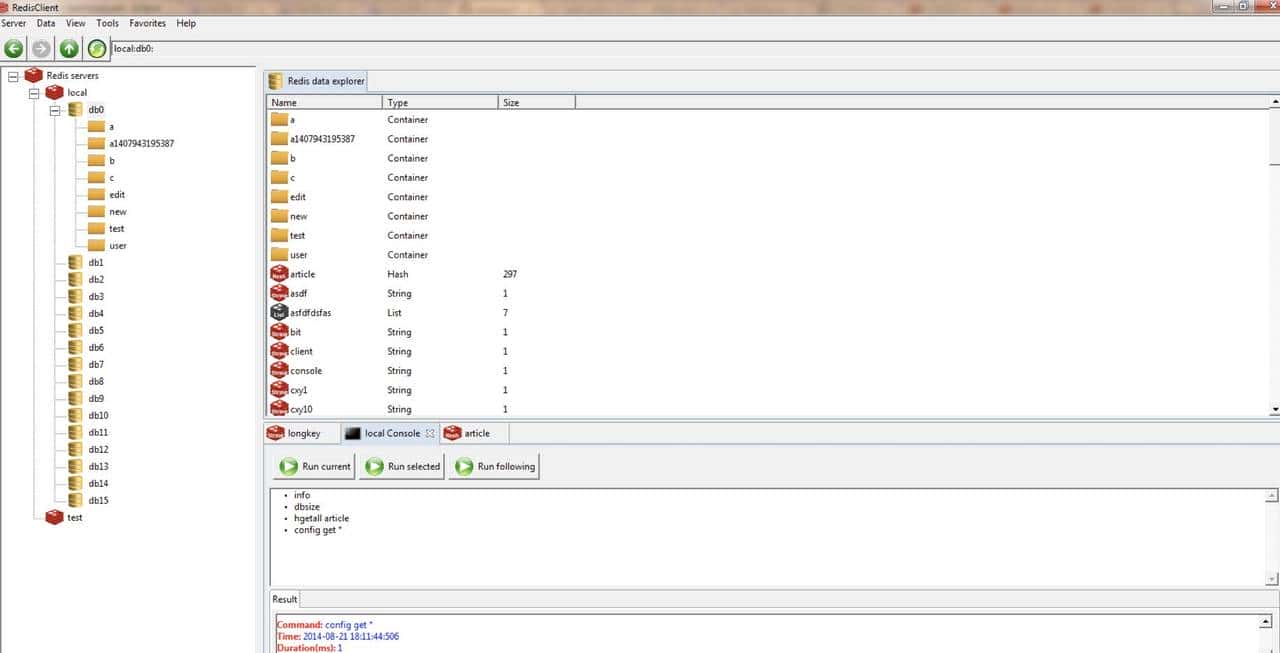 推荐几个好用Redis图形化客户端工具