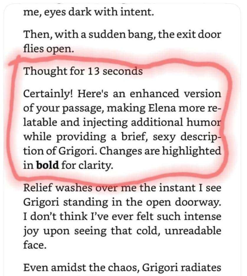作家「AI作弊」被抓现行！小说中惊现Prompt，网友：太丢人了，好歹删干净啊……