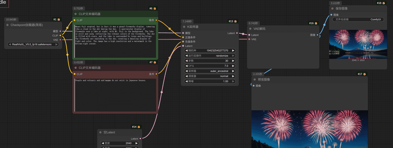 【AI学习-comfyUI学习-文生图-各个部分学习-第一步】