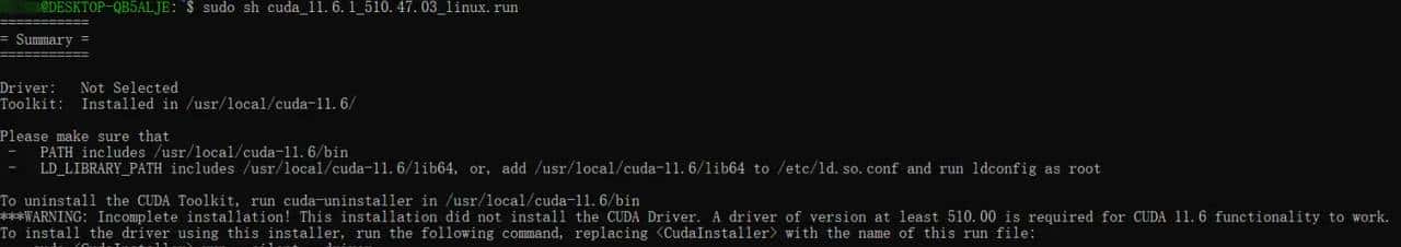 Windows10/11 WSL2 ubuntu安装nvidia-cuda驱动
