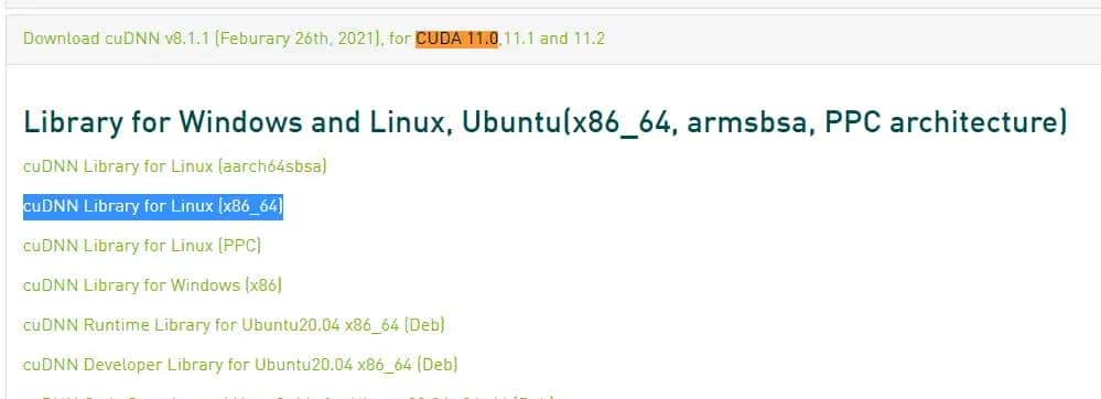 Ubuntu18.04安装CUDA11.0和cudnn8.1.1