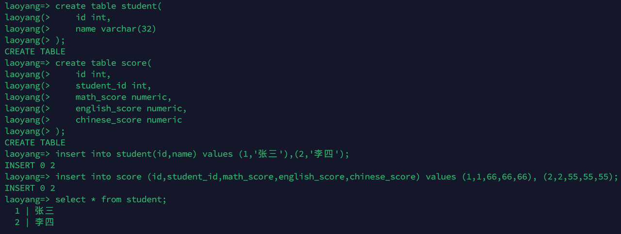 关系型数据库-PostgreSQL