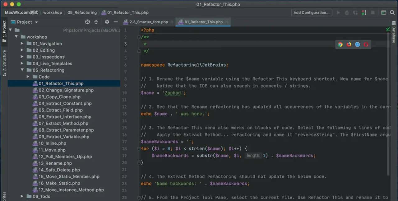 PhpStorm 2021 for Mac 破解版 (智能的PHP开发集成环境)