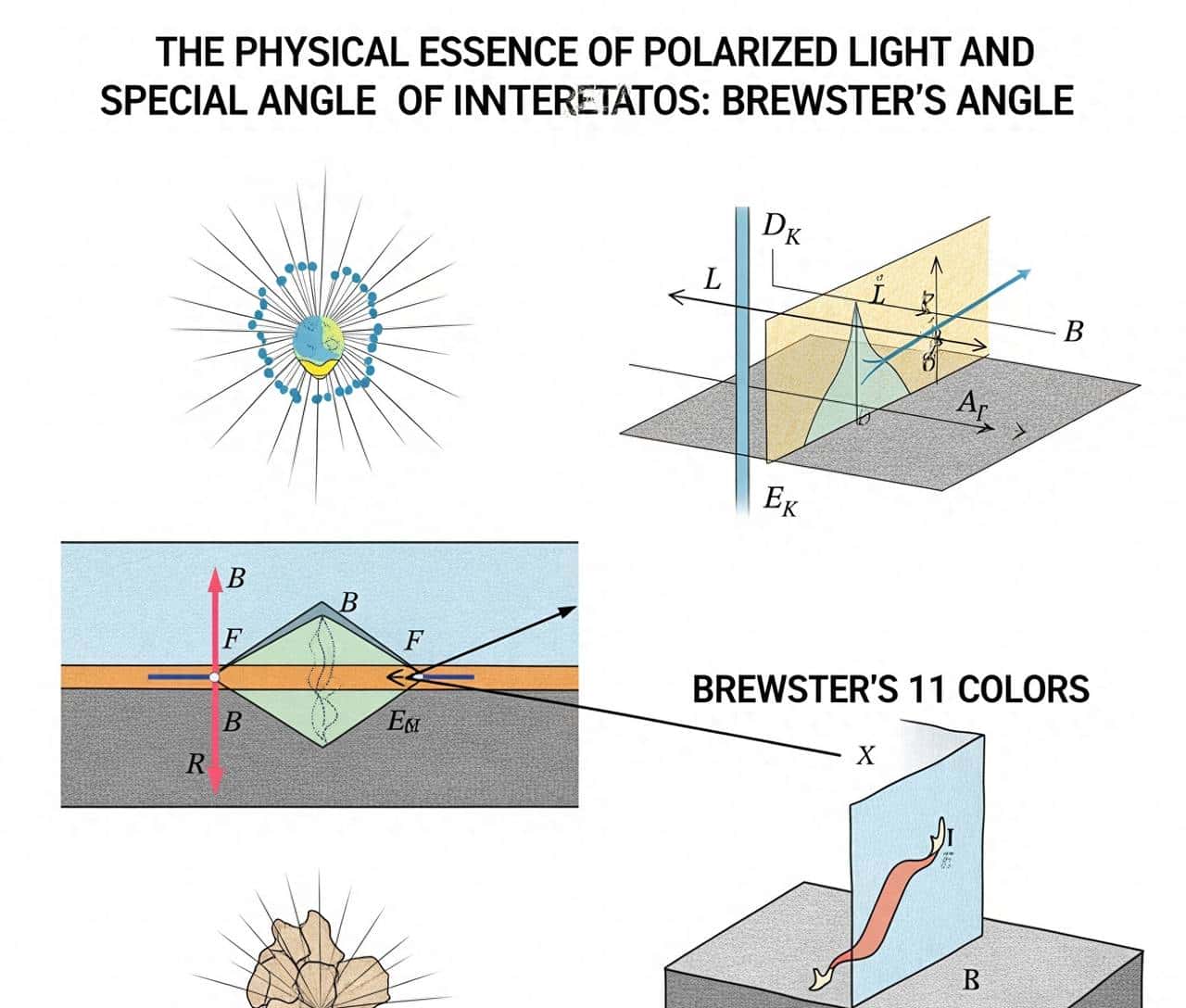 偏振光与界面反射的特殊角度：布儒斯特角的物理本质