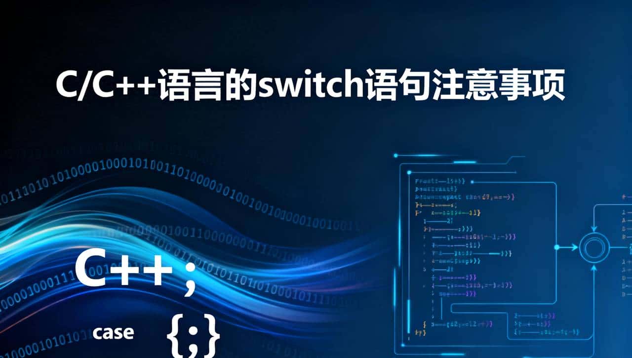 C/C++语言的switch语句注意事项