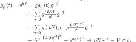 李群、李代数与伴随表明