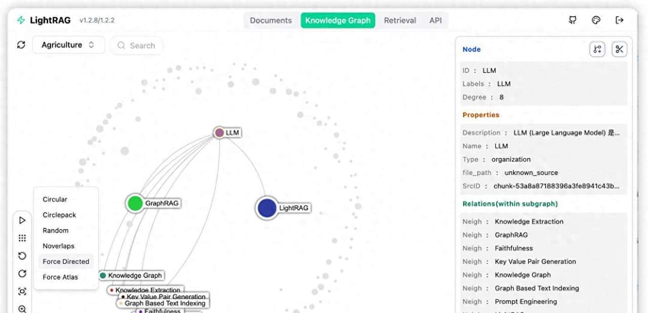 用LightRAG和Ollama搭建带知识图谱的可控RAG系统，详解实操技巧