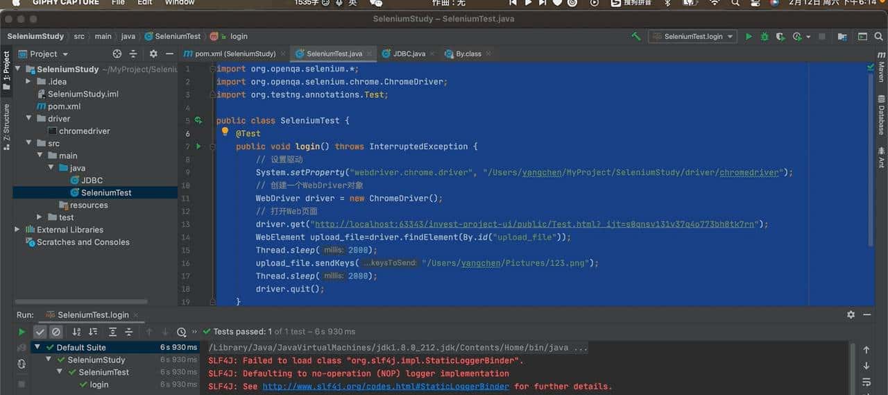 Web selenium自动化(Java版本)