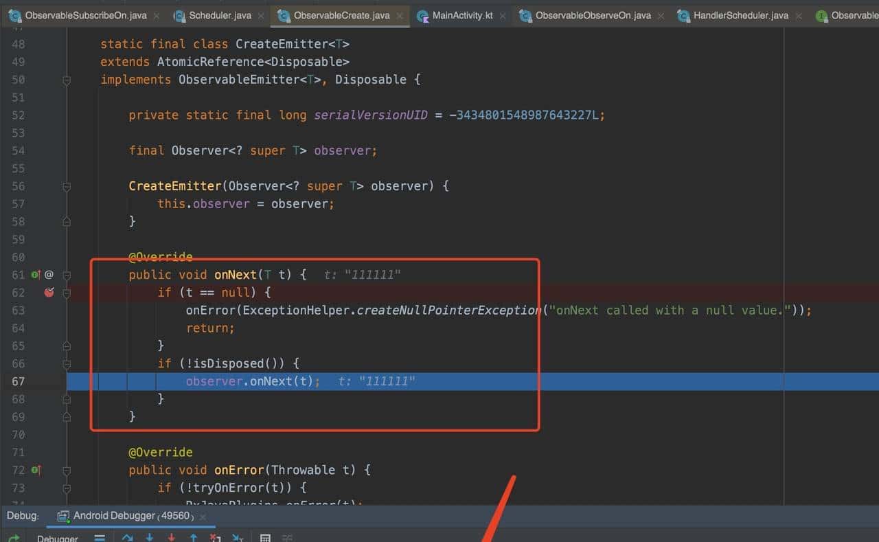 android RxJava 线程切换原理探索