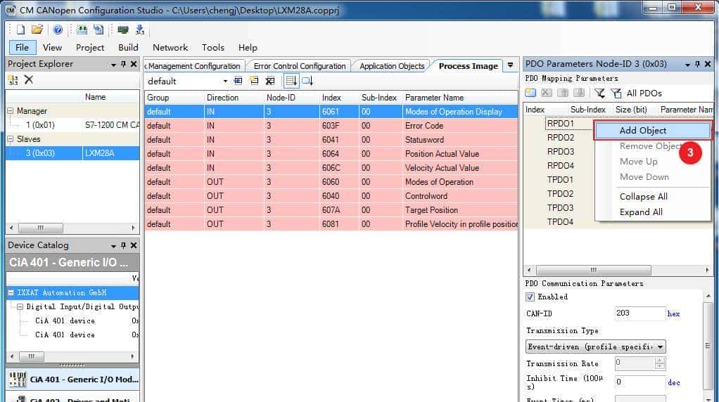 CANopen模块实现S7-1200 PLC同LXM28A伺服驱动器的通讯