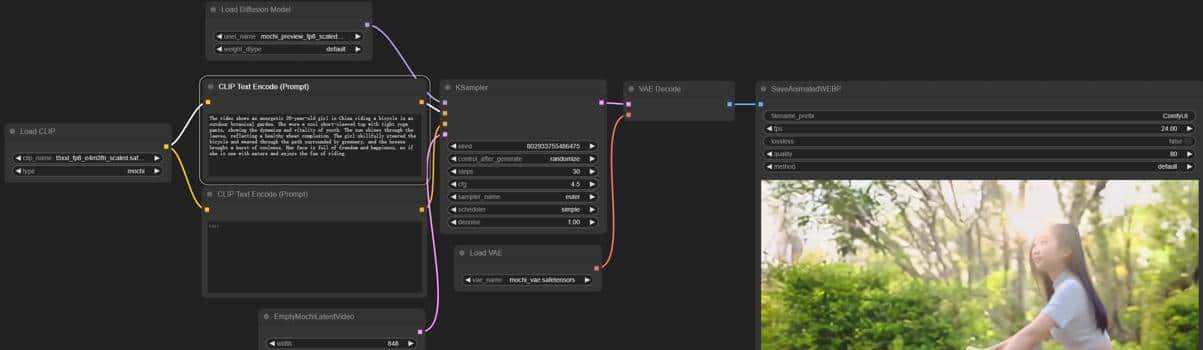 免费的本地AI视频生成，在ComfyUI中运行Mochi视频大模型