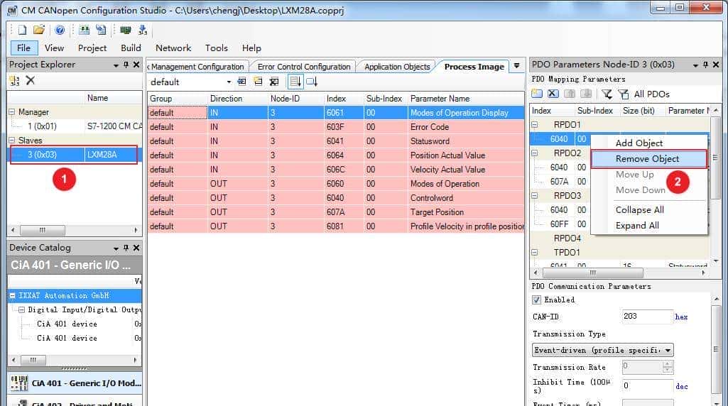 CANopen模块实现S7-1200 PLC同LXM28A伺服驱动器的通讯