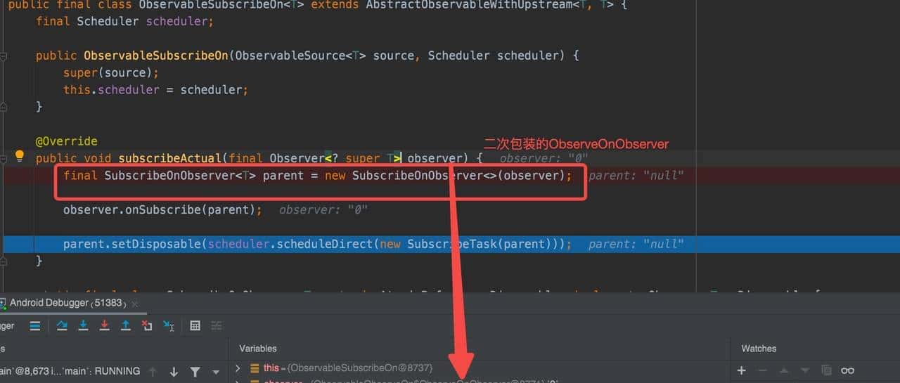 android RxJava 线程切换原理探索