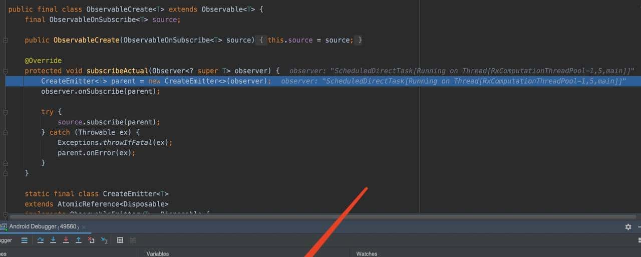 android RxJava 线程切换原理探索