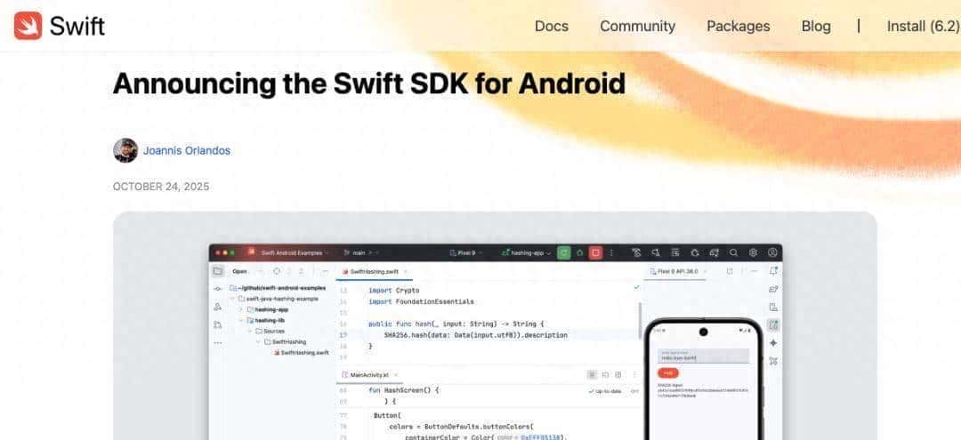 非苹果独有，Android也能用Swift！
