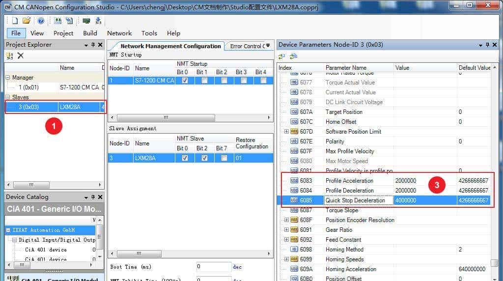 CANopen模块实现S7-1200 PLC同LXM28A伺服驱动器的通讯