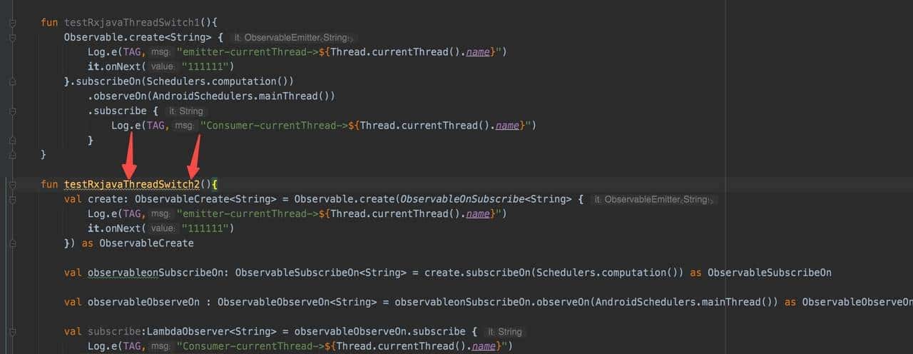 android RxJava 线程切换原理探索
