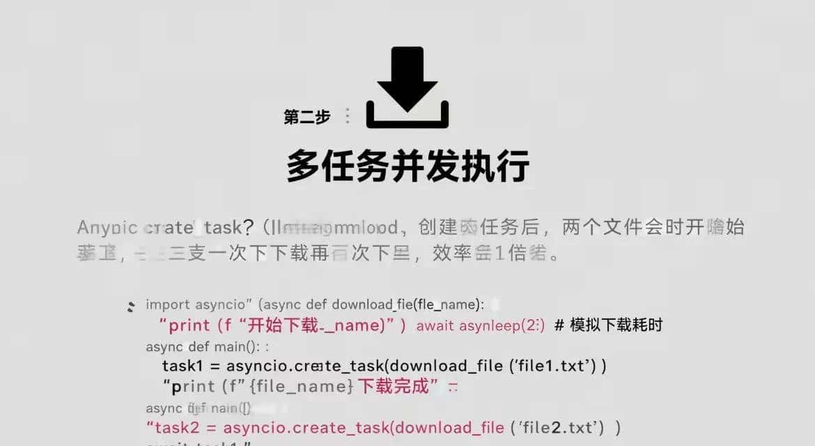 Python必学!3步解锁asyncio异步编程 性能直接狂飙10倍!