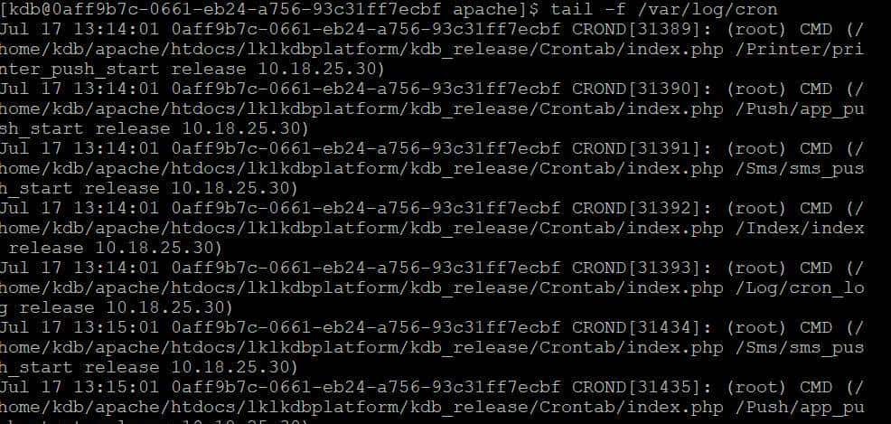 怎么查看linux定时任务是否启动?