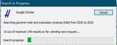 学术爬虫利器：Publish or Perish 7