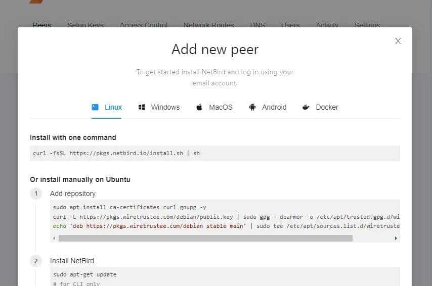 再见 Tailscale，介绍一款超牛逼的虚拟组网神器 NetBird