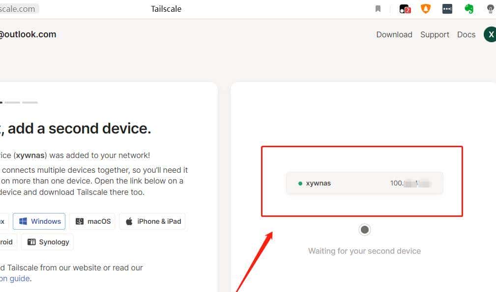 nas内网快速穿透：使用TailScale虚拟组网远程访问群晖NAS主机