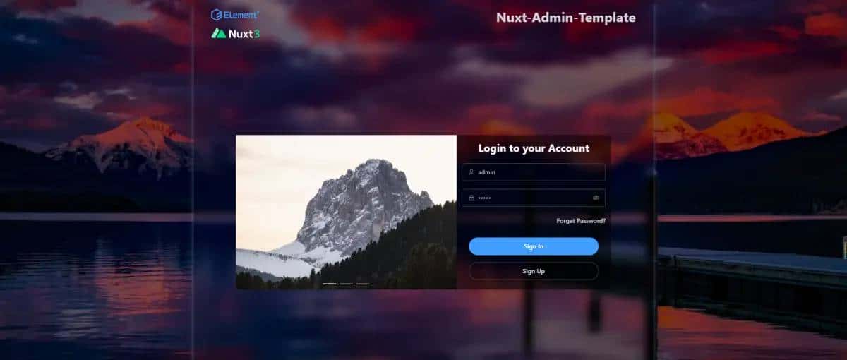 Nuxt3-Admin - 引入Element-Plus 和 登录页开发