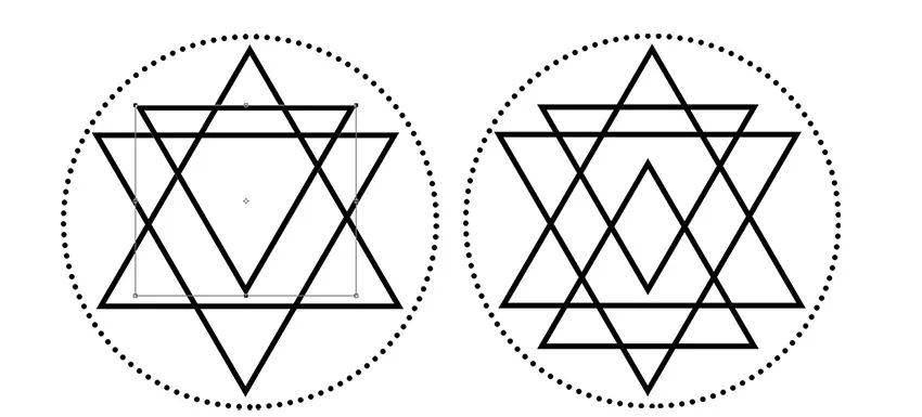 PS软件操作技巧,绘制几何图案