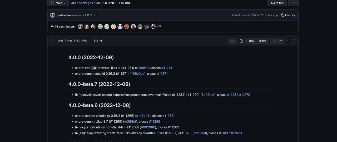 Vite 4.0 正式发布
