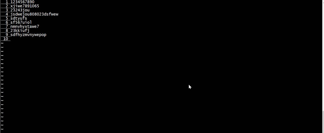 整理常用的 vim 命令